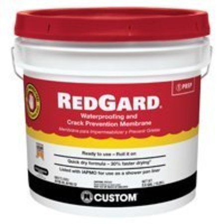 Custom Building Products CUSTOM REDGARD LQWAF3 Waterproofing and Crack Prevention, 3.5 gal Pail, Liquid, Red LQWAF3